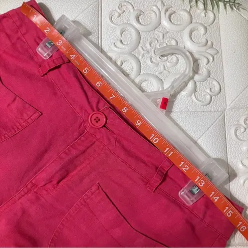 Body Central Vintage Y2K Blush Pink Wide Leg Linen Pants, size S/M