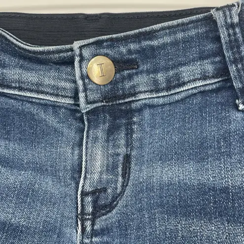 Isabel Maternity Sz 2 Midi Shorts Elastic Waist 4" Inseam Pregnancy Blue Bag2