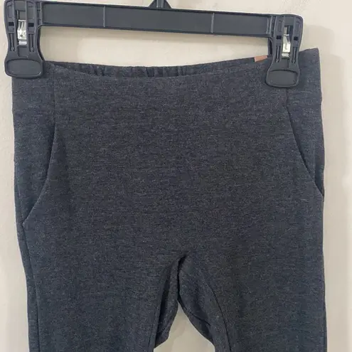 Lunya charcoal grey hue Restore pocket leggings pima cotton blend size XS Gray