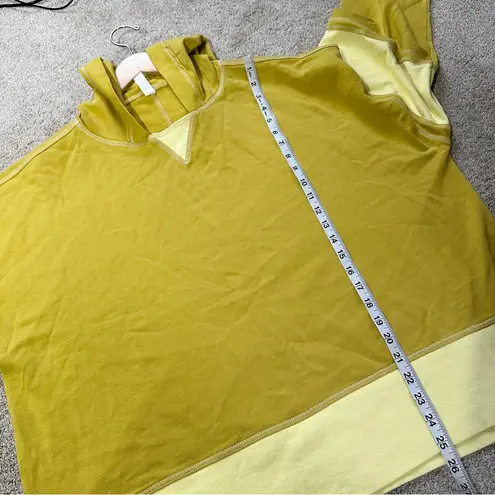 Daily Practice by Anthropologie Boxy Pullover Sweatshirt Longsleeve Chartreuse L Yellow Size L