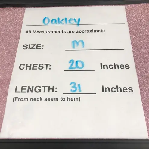 Oakley Women's Black Waist Tie Full Zip Hooded Outdoor Jacket Size Medium