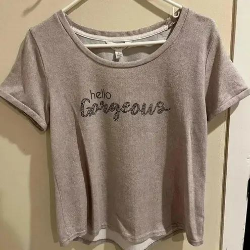 Marilyn Monroe Size Large Lavender Leopard Print 2 Piece Pajamas