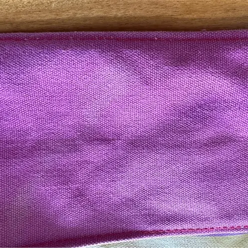 Laurel Burch Large Rainbow Cat Cousins Tote 16" High Cats Curly Tail 100% Cotton Purple