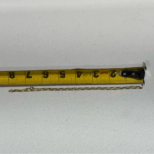 14K SOLID GOLD 'Figaro Link' Necklace Chain 4.4 Grams 16" Inches