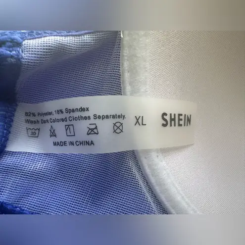 SheIn  Swim Plant Print Bikini Set Wrap Push Bra & High waisted Bottom (869) - Image 12