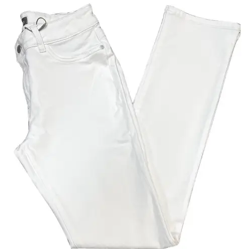 DL 1961 Midrise Curvy Straight white jeans size 29