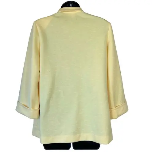 Vintage Graff Californiawear Yellow Casual Polyester Blazer Size undefined