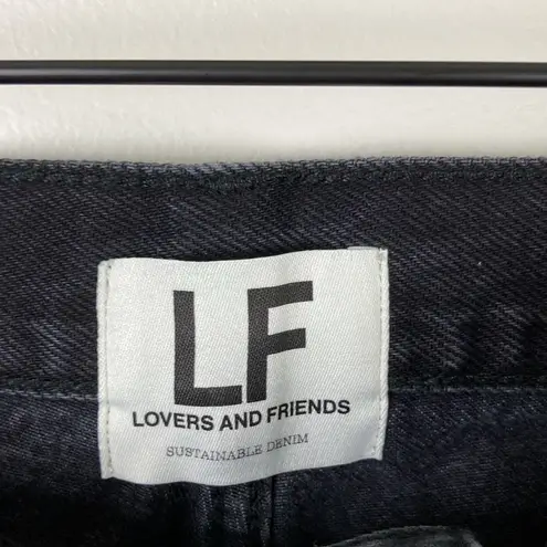 Lovers + Friends  Ethan Low Rise Baggy Jeans New Women’s Size 29 Black Denim