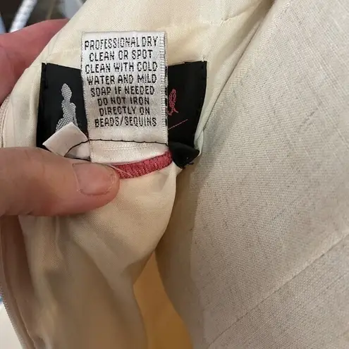 Mac Duggal Candlight Embellished Wedding Prom Gala Formal Classic Gown Size 10