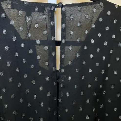 Walter Baker NWT Emory Jumpsuit - Women S - Black and Silver