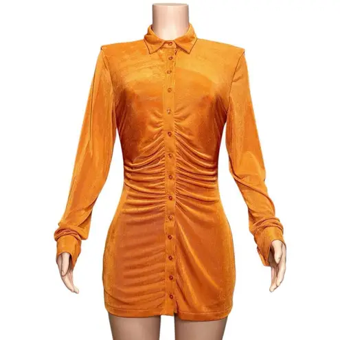 With Jean WITH JÉAN Andy Dress, Orange, Medium