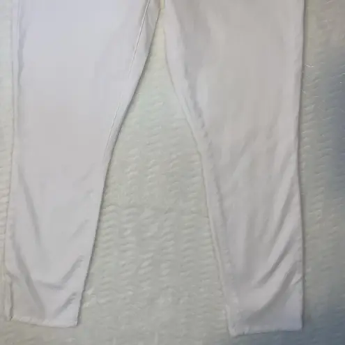 MOTHER THE LOOKER CROP IN GLASS SLIPPERS WHITE TRENDY STRETCH JEANS Size 29