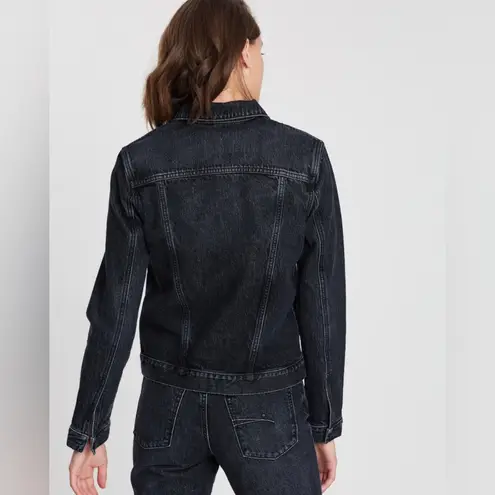 Nobody Denim Fleur Jacket XS Trucker Neutral Casual Classic Grunge Streetwear Black