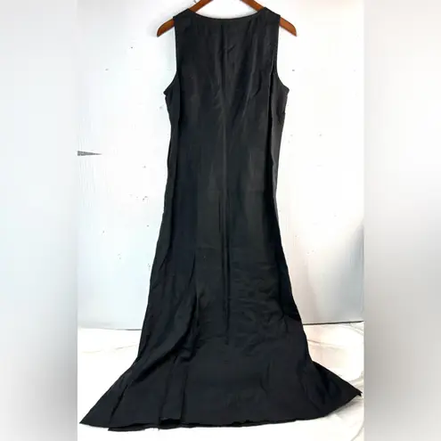 Real Clothes 10 Irish Linen Elegant Sleeveless Maxi Dress
