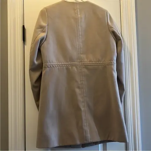 Apt. 9  khaki Long pea coat size small