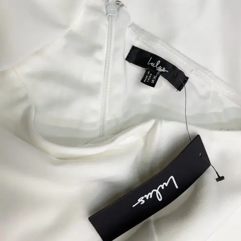 Lulus Unstoppable Stunner White Ruffled One Shoulder Mini Dress size XS NWT