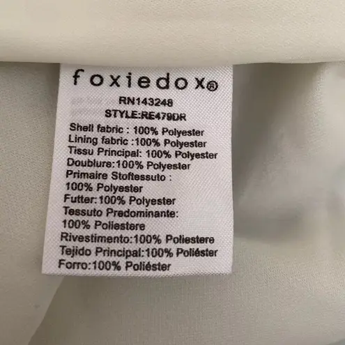 Foxiedox  Amina halter dress tea length large nwt $198 Anthropologie ruffle l