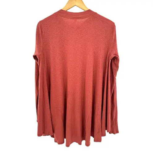 Lululemon Dare to Drape Long Sleeve Shirt Tencel Womens Size Small Rustic Clay