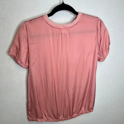Nation Ltd Los Angeles Pink Short Sleeve T-Shirt Top Womens Size S