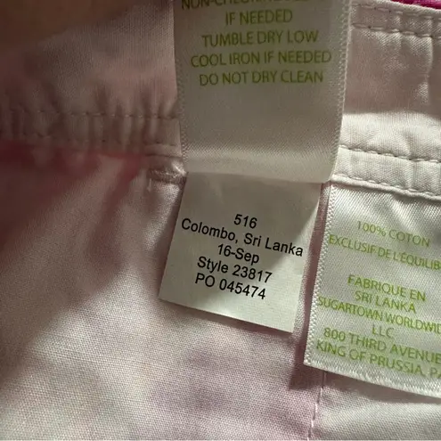 Lilly Pulitzer Liana Mid Rise Shorts in Tons of Fun Magenta Sz 6