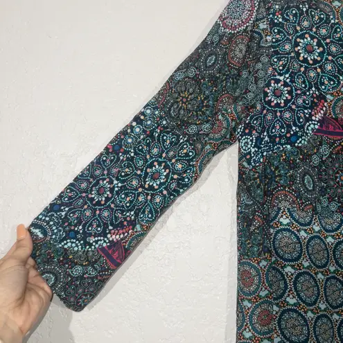 Desigual NWT Blue Maritsa Boho Mandalas Dress Size Medium