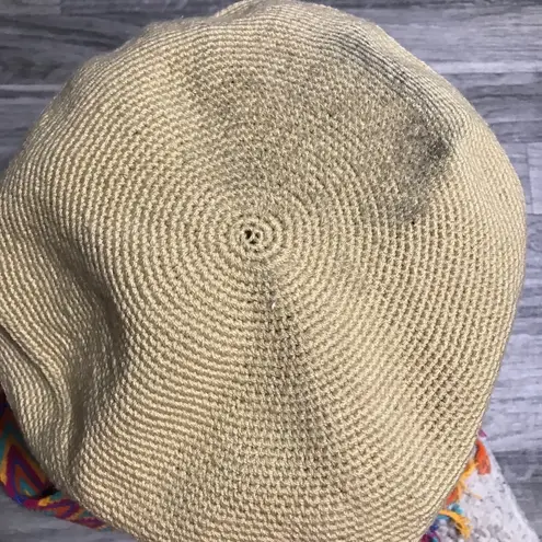 Handmade Crochet Chevron strap bag; OS