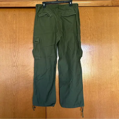 Aritzia Tna Supply Cargo Utility High Rise Pants in Green Kombu Size 12