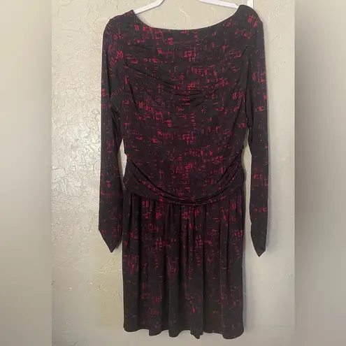 Leota - Cowl Neck Stretch Jersey Dress Size XL Drapey Classy Comfy Stylish Dress