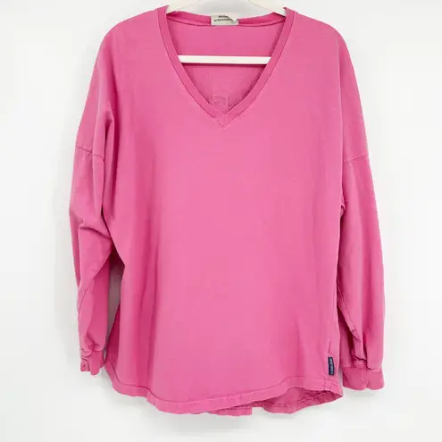 Spirit Jersey Smithsonian Washington DC Womens Long Sleeve V Neck Top Size M