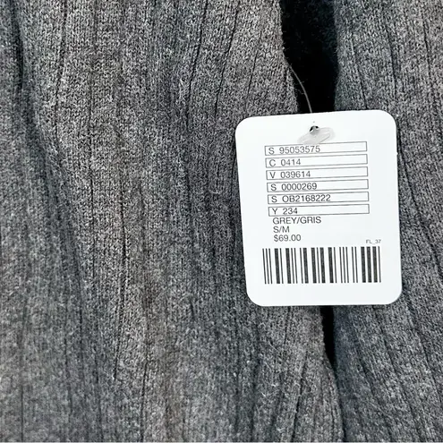 Calvin Klein Jeans NWT Gray Sweater Urban Renewal Blue 1995 Patch Design S/M