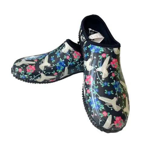 Western Chief Garden Clogs Humming Garden Navy Blue Size 9