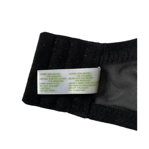 Adrienne Vittadini Black Underwired Bra Women's Size 38DD | 52-1