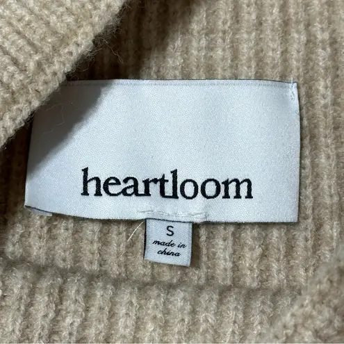 Heartloom Women’s Size S Tan Beige Chunky Knit Pullover Sweater