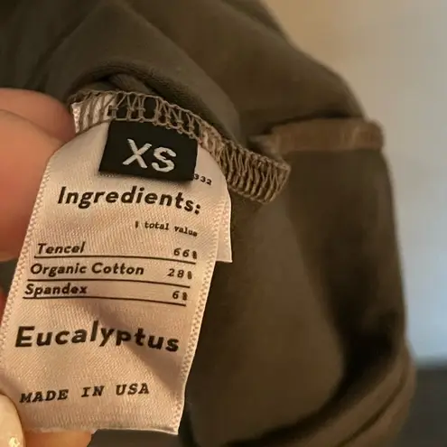 Brooklyn Denim Co. Eucalyptus Tencel & Organic
Cotton Westlake Dress, Jade Green Size XS