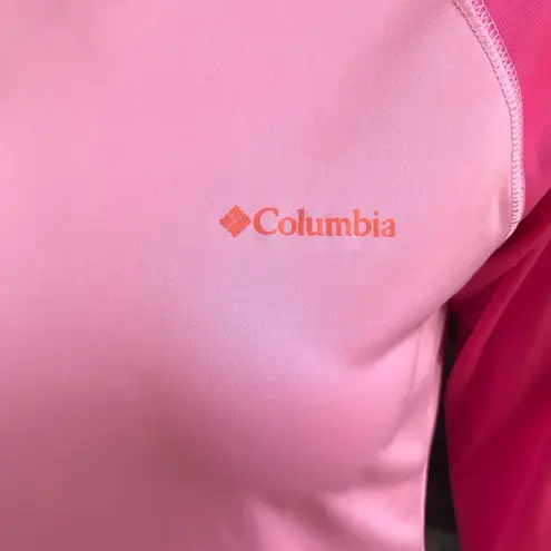 Columbia  Omni Shade Pink Long Sleeve Shirt Women's Size Medium