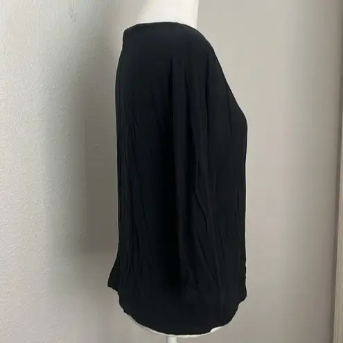 Max Mara Scoopneck TShirt Size XL Black