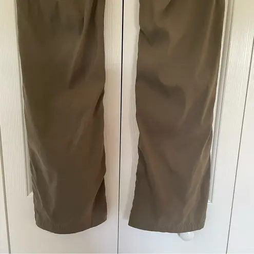 prAna  Halle Cross Functional Pants Slate Green Sz 8 Outdoors Water Repellent