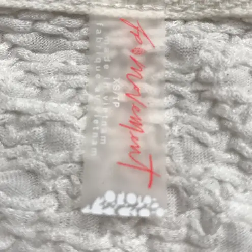 Free People Movement Recovery Layer in White Combo Size XS NWT