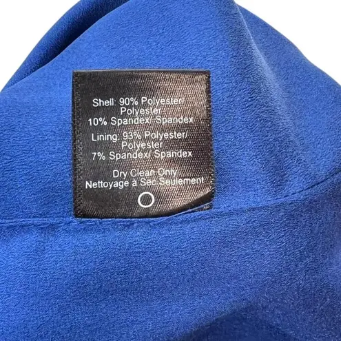 Dress the Population Cora Strappy Shoulder Sheath Dress Mini Cobalt Blue Size XS