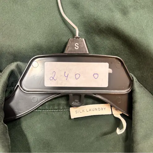 Silk Laundry Relaxed blazer Size Medium Green