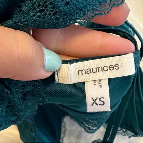 Maurice's  teal lacy bralette