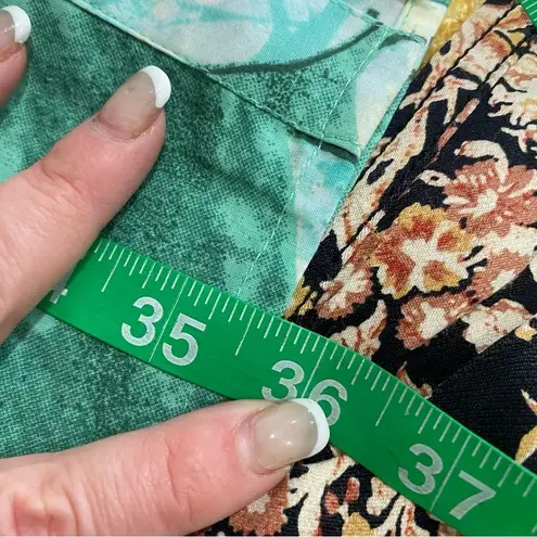 River Island Paisley belted shirt dress in green