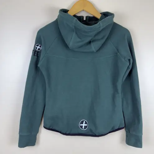 GYM + COFFEE Women’s Green Zip