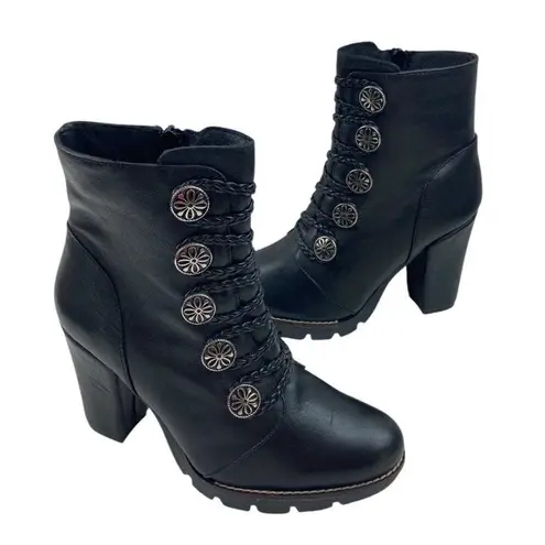 Vialibera Heeled Black Boots Women’s 7.5