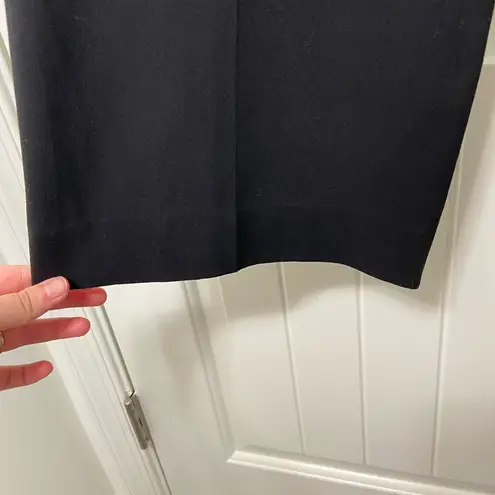 EUC AGB women’s solid black button straight leg fit dress pants stretch size 8