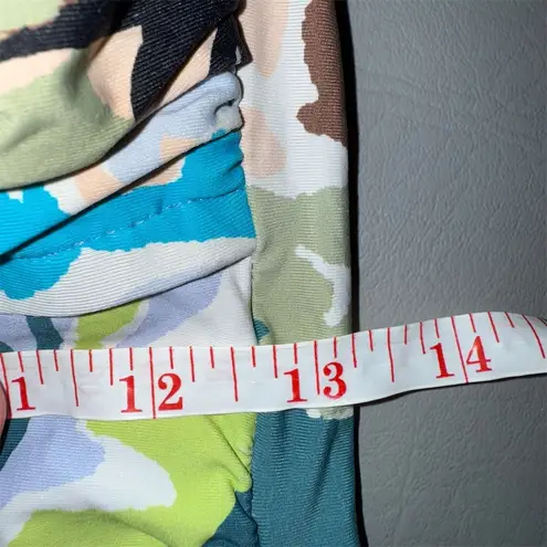 Anne cole Women's Floral Twist-Front Tankini Top L Multicolor