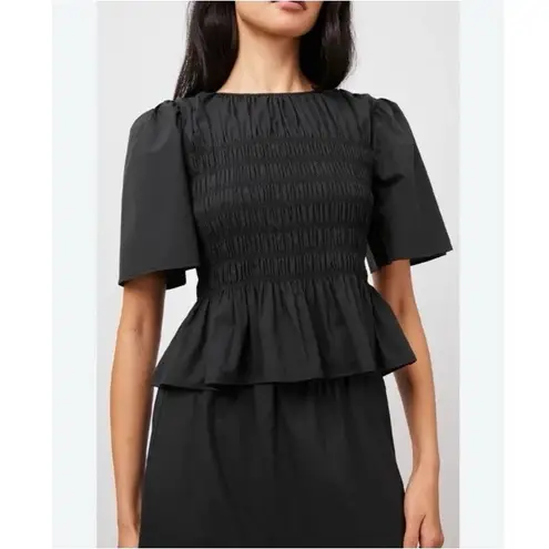 Rails NEW Women's Rosie Top Black Smocked Size XS