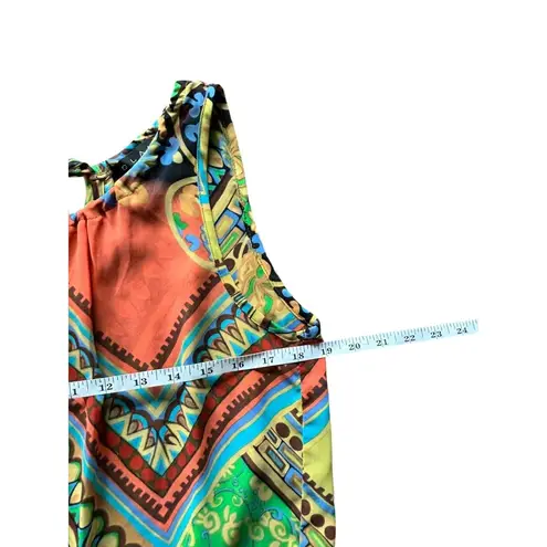 Glam Women's Multicolor Shear Sleeveless Top