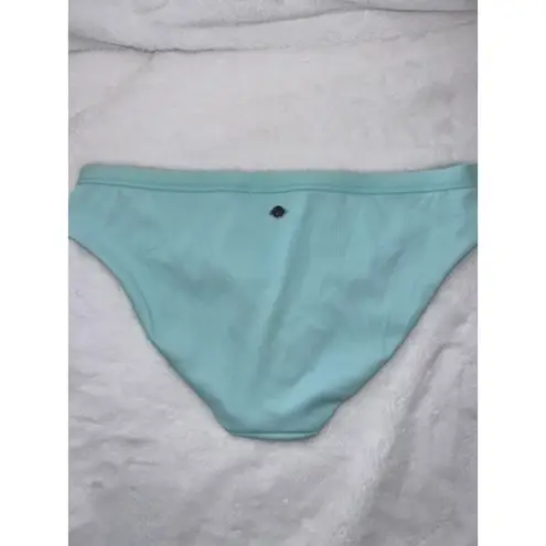 NWOT Calia by Carrie Underwood Women's Ribbed Bikini Bottom Mint Green Medium Blue