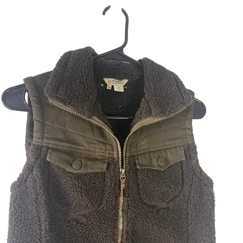Royal Robbins Women's Size Small Army Green Sherpa Canvas Outdoor Vest